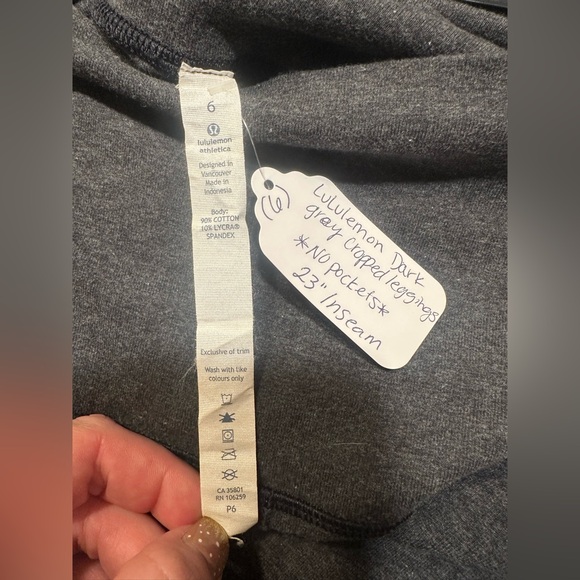 Lululemon Cropped Leggings - Picture 4 of 5